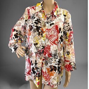 Alfred Dunner floral like new